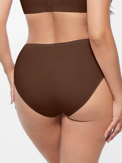 Mid-Waist Cloud Soft Brief Panties for Women – Comfortable Everyday Underwear Briefs -