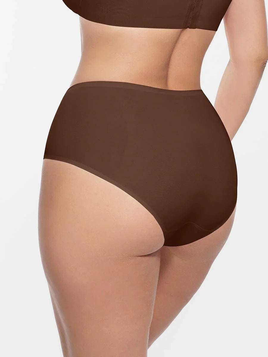 Mid-Waist Cloud Soft Brief Panties for Women – Comfortable Everyday Underwear Briefs -