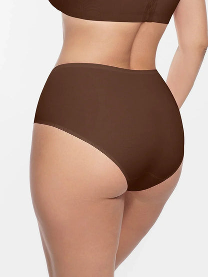 Mid-Waist Cloud Soft Brief Panties for Women – Comfortable Everyday Underwear Briefs -