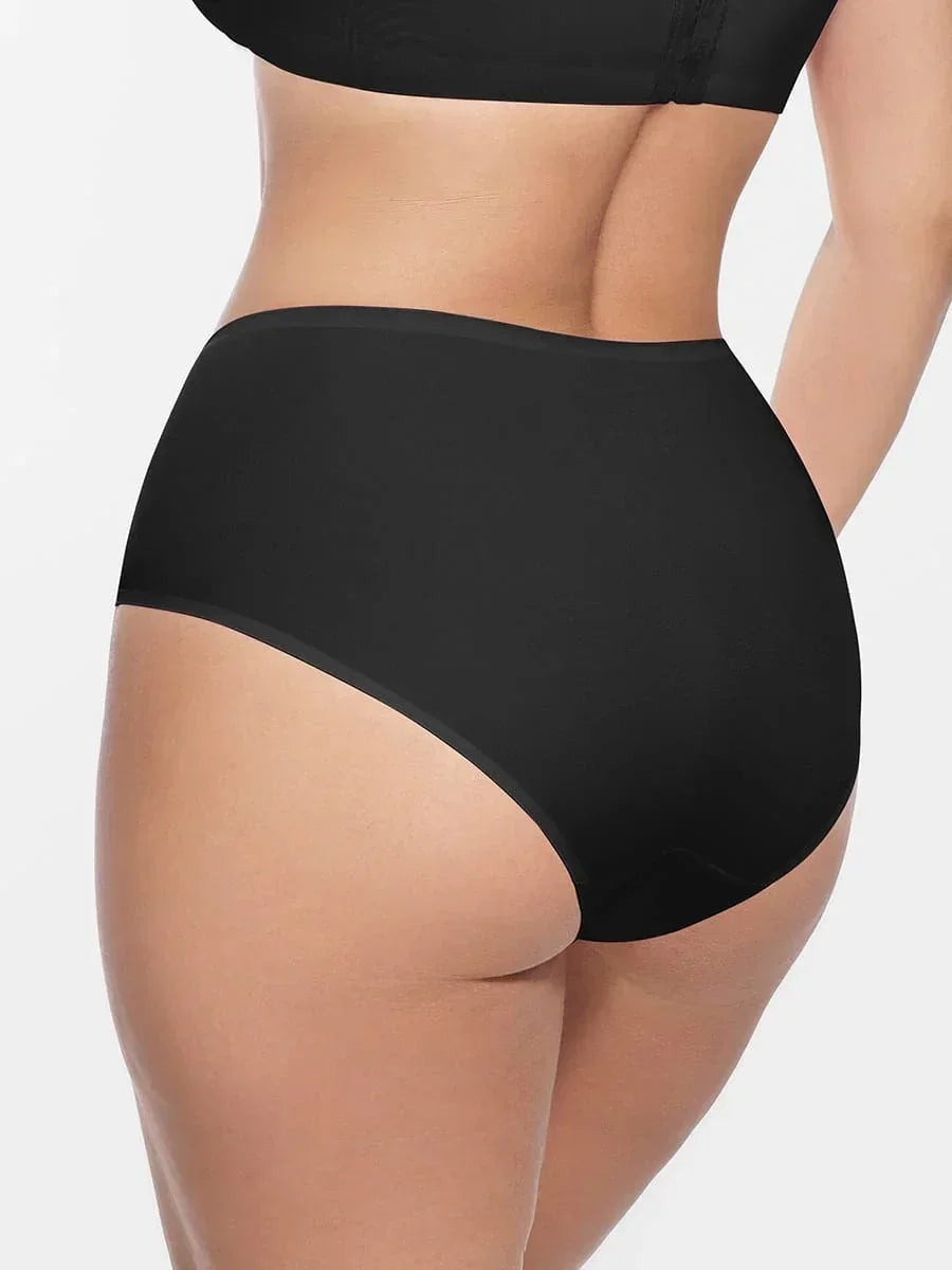Mid-Waist Cloud Soft Brief Panties for Women – Comfortable Everyday Underwear Briefs -