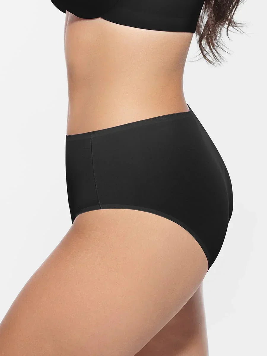 Mid-Waist Cloud Soft Brief Panties for Women – Comfortable Everyday Underwear Briefs -