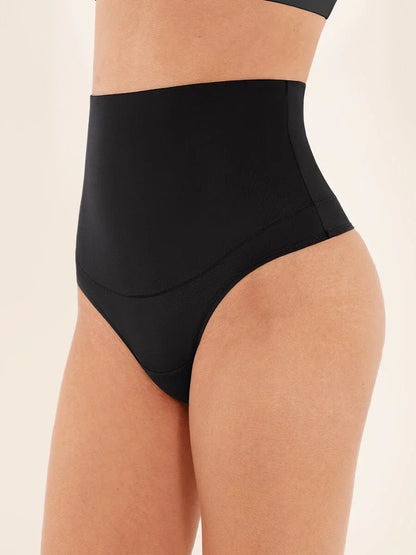 High Waist Tummy Control Thong Shapewear Panties -