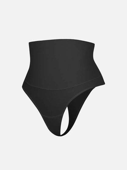High Waist Tummy Control Thong Shapewear Panties -