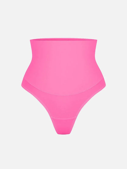 High Waist Tummy Control Thong Shapewear Panties -