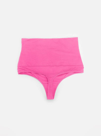 High Waist Tummy Control Thong Shapewear Panties -