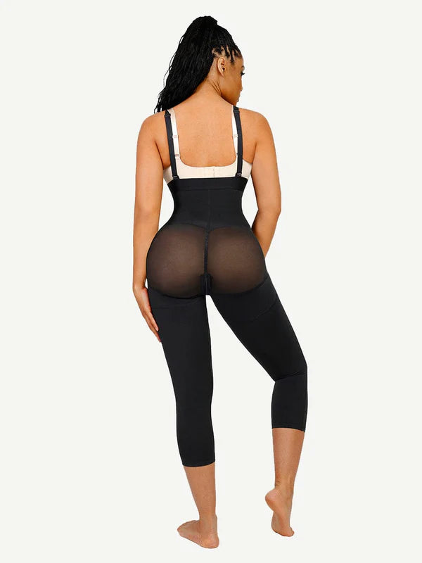 Latex Open Bust Tummy Control Shapewear