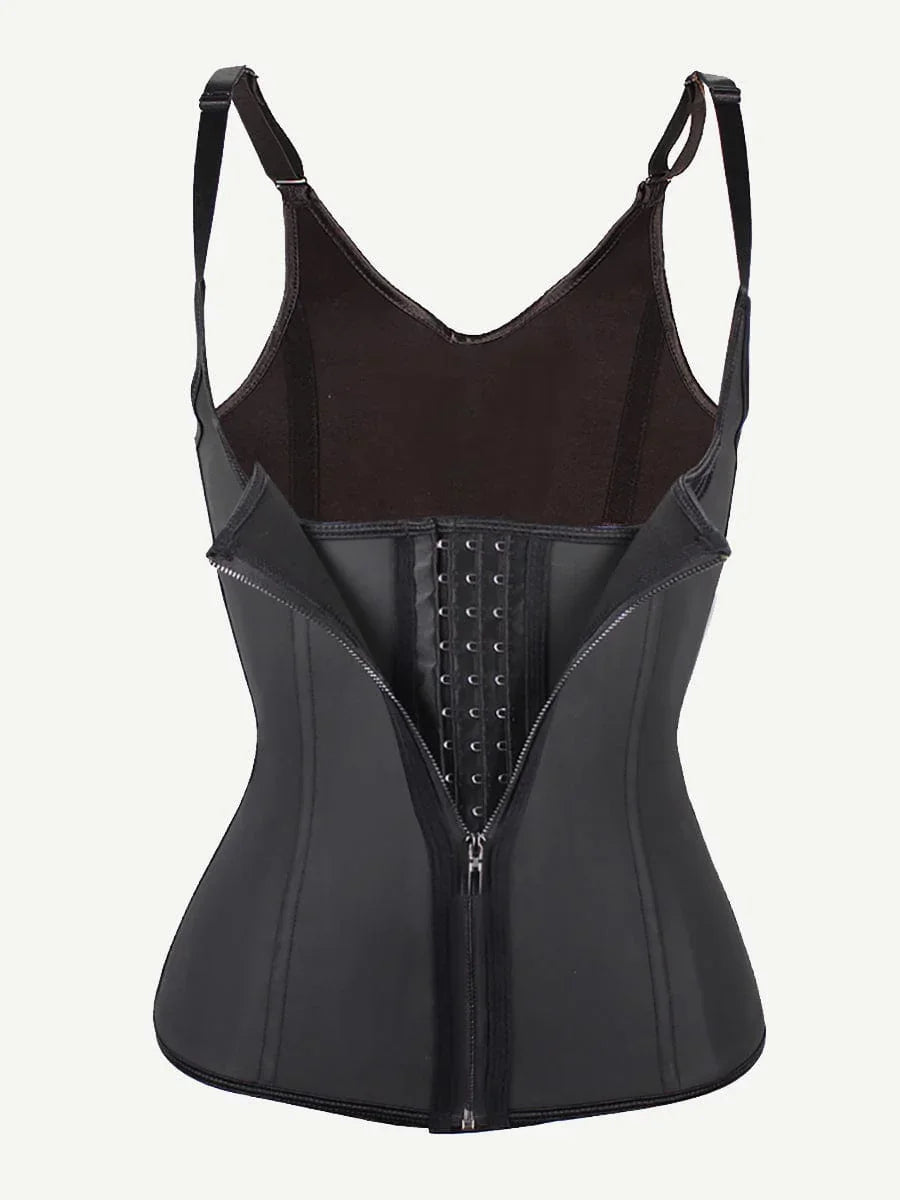 Wholesale 6 Steel Bones Waist Trainers Vest With 3 Row Hook -
