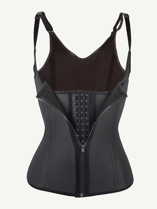 Wholesale 6 Steel Bones Waist Trainers Vest With 3 Row Hook -