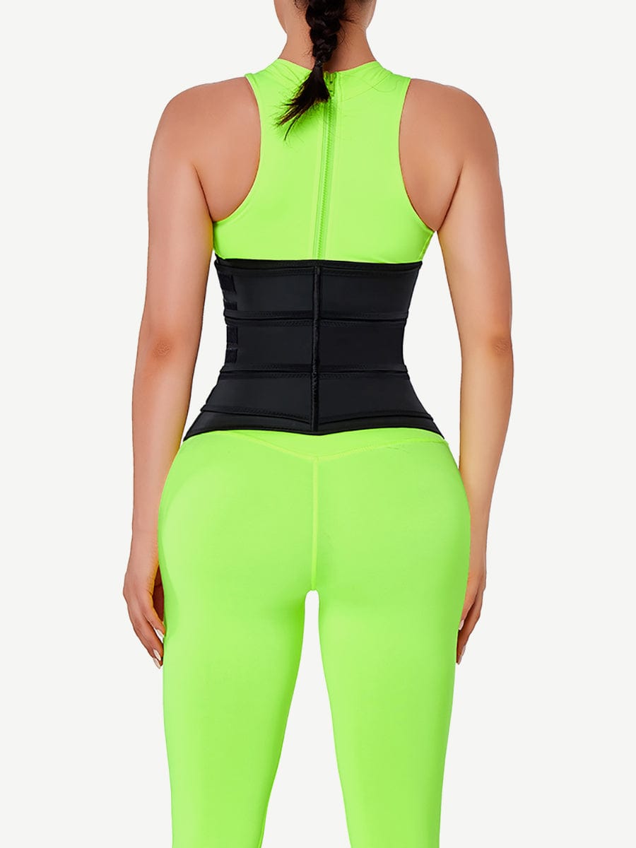 Rose Red Latex Waist Trainer