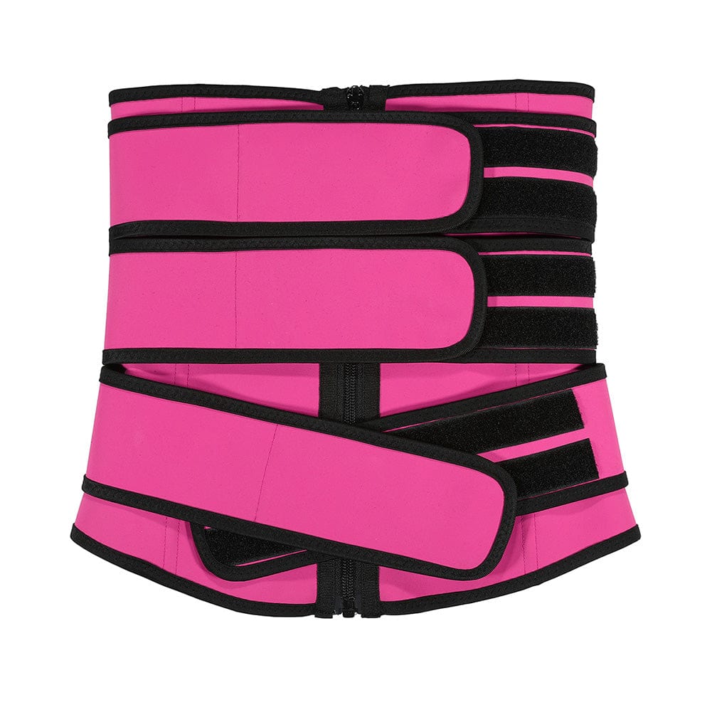 Rose Red Latex Waist Trainer