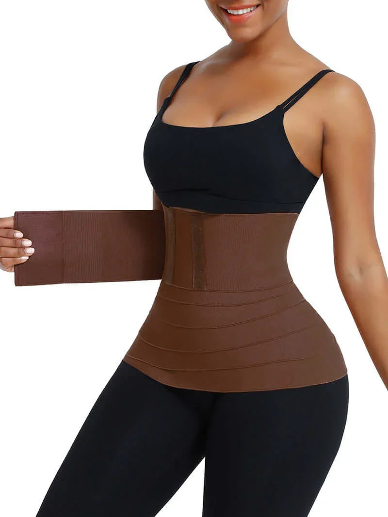 Wholesale Black Latex Tummy Wrap Compression Band Higher Power -