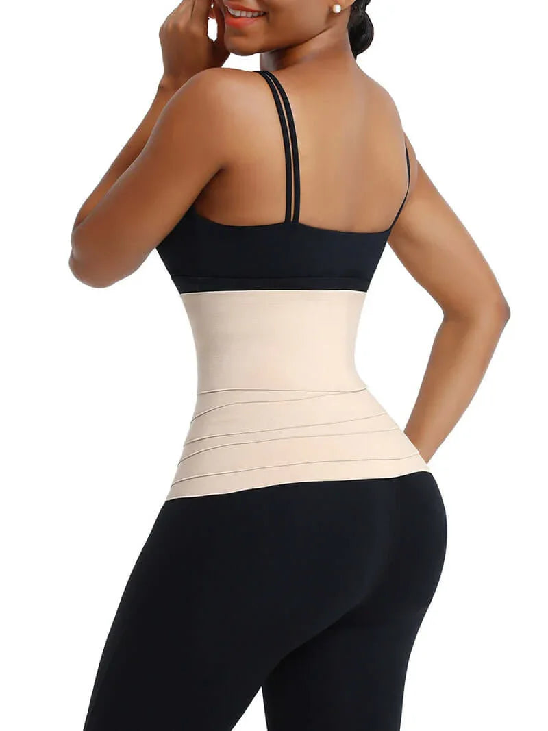 Wholesale Black Latex Tummy Wrap Compression Band Higher Power -