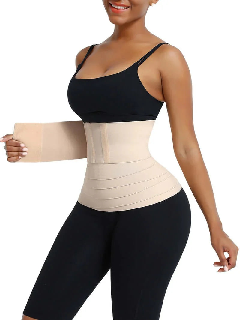Wholesale Black Latex Tummy Wrap Compression Band Higher Power -