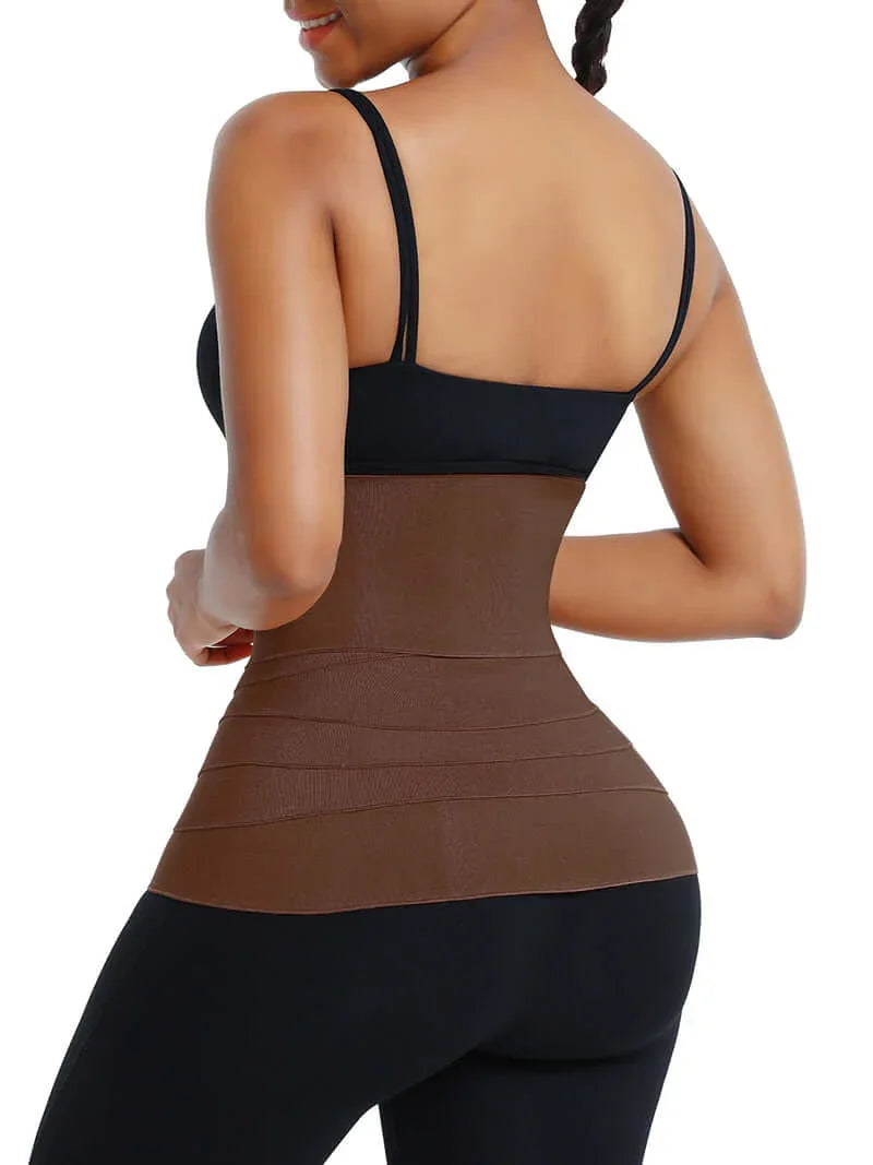Wholesale Black Latex Tummy Wrap Compression Band Higher Power -