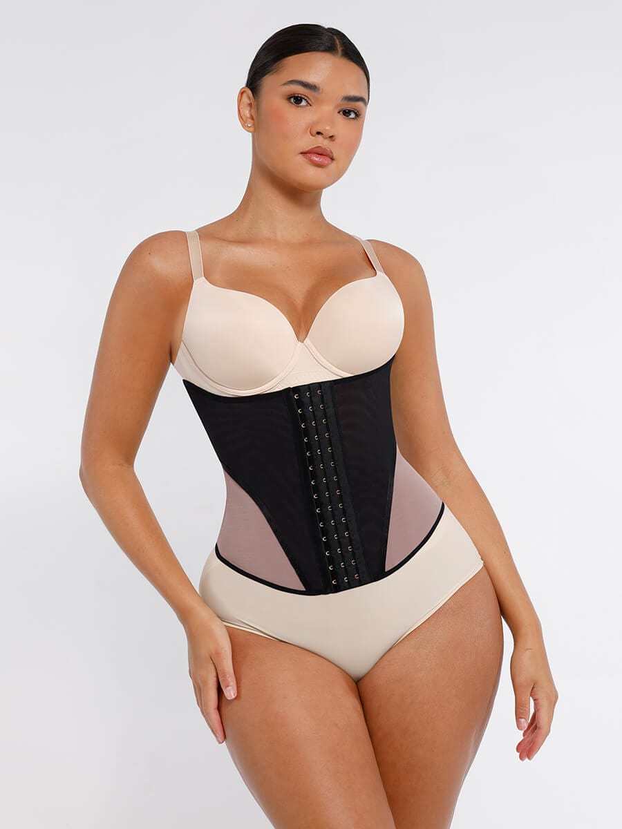 Lightweight Mesh Waist Cincher Shapewear - Breathable
